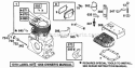 Cylinder Head Diagram and Parts List for 233461-2540-01  Briggs and Stratton Engine